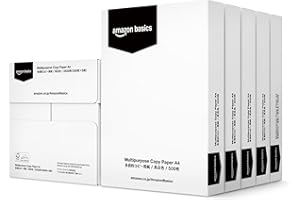 Amazonベーシック コピー用紙 A4 高白色 FSC認証 2500枚(500枚×5冊) ホワイト