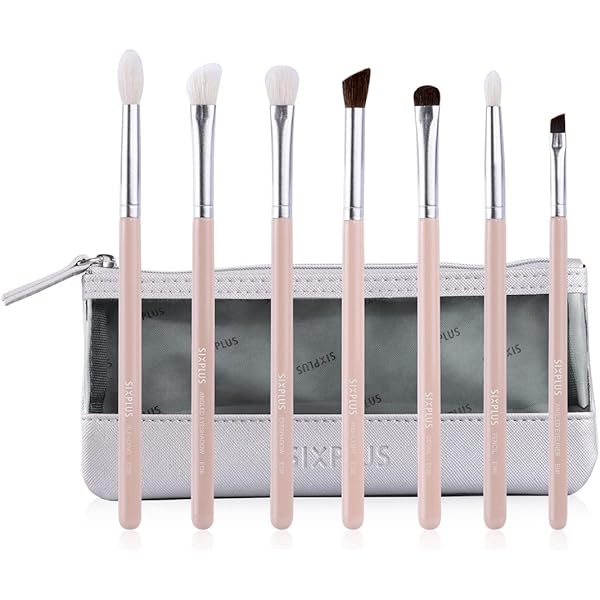 Amazon.co.jp: SIXPLUS アイシャドウブラシセット ケース付き 7本