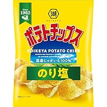 Amazon.co.jp: 湖池屋 小袋 ポテトチップス じゃがいもと塩 25g✕24袋