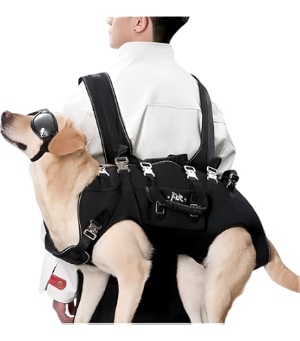 犬用リフトハーネス 全身犬用バックパックハーネス Amazon | GIIPET-犬用リフトハーネス 全身犬用バックパックハーネス 犬