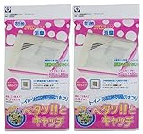 カースル トイレ・室内換気扇用フィルター ペタッとキャッチ 30×30cm 3枚入×2個セット E316-3W