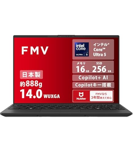 Amazon.co.jp: FMV 富士通 ノートパソコン 日本製 Copilot+ AI Note U