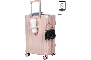 [SUPBOX] スーツケース 機内持ち込み キャリーケース USBポート付き…
