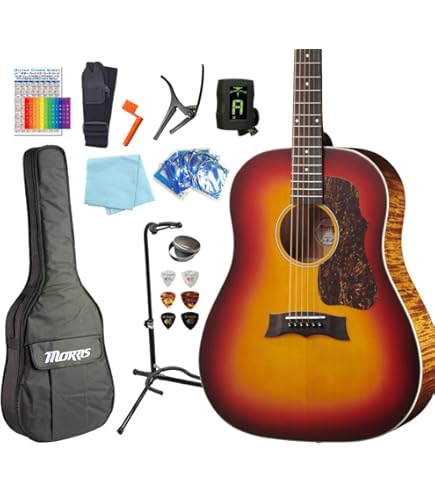 Amazon | モーリス アコギ MORRIS G-021 初心者 ハイグレード 18点