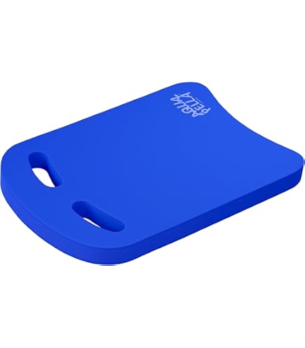 Foam Pull Buoy / Kickboard For Swimming – EVA Float Board For Training (Blue/White)