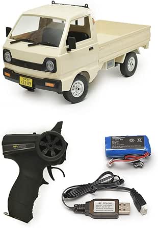 Amazon Wpljapan D12 Wpl 正規品 技適マーク付き 1 10スケール 軽トラ Rcカー トラック バッテリー付き ホワイト ラジコン ドローン 通販