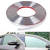 Amazon Radissy 車用 メッキ テープ モール アクセサリー シルバー 8mm 30mm 全長15m 8mm モール 車 バイク