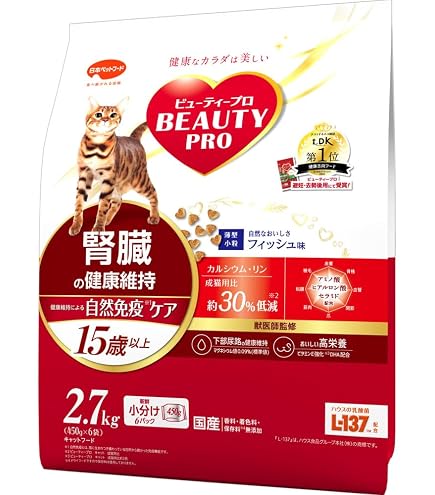 Amazon.co.jp: ビューティープロ キャットフード 腎臓の健康維持 15歳