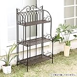 プランタン 3段ラック【プランタンシリーズ-PRINTEMPS】（3段　フラワースタンド　アンティーク）