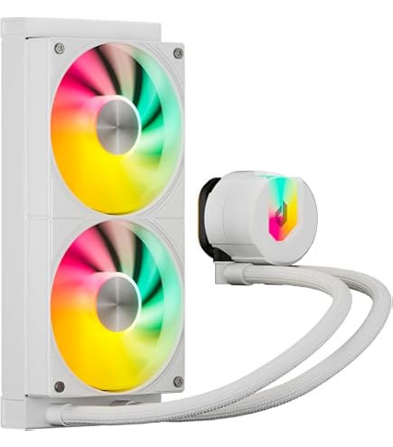 Amazon | Silver Stone RGB高性能ARGB AIO水冷クーラー 虹色12cm
