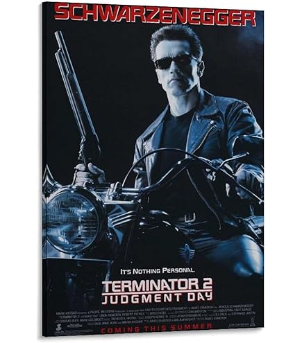 Amazon.co.jp: ターミネーター 2映画のポスター 壁飾り キャンバス