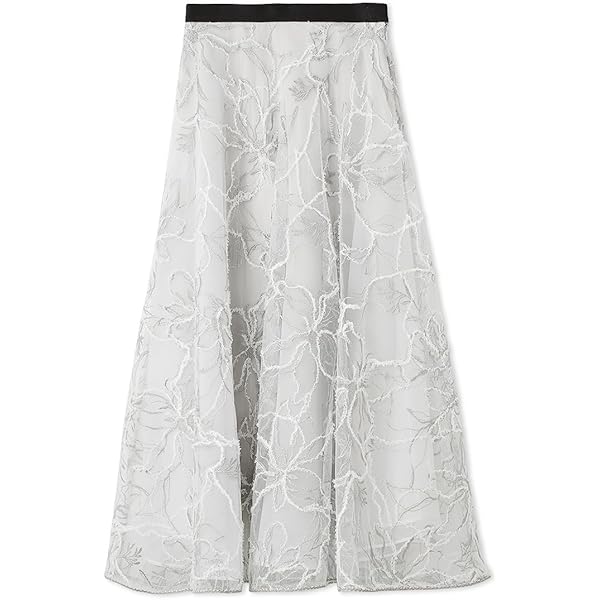 Amazon.co.jp: [セルフォード] ペイントフラワージャカードスカート