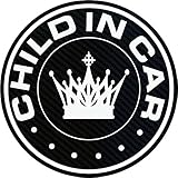 CHILD IN CARマグネット（ホワイト）