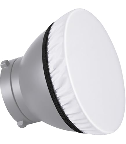 Amazon | 7インチ ソフトホワイトディフューザーソックス 標準反射板