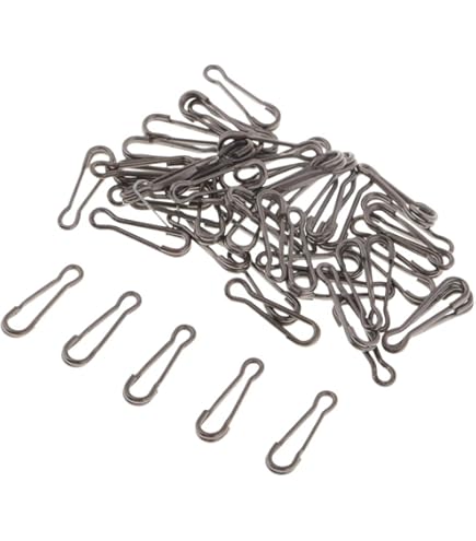 Amazon | 【オルルド釣具】スナップ ハワイフック #1 50個 クロム