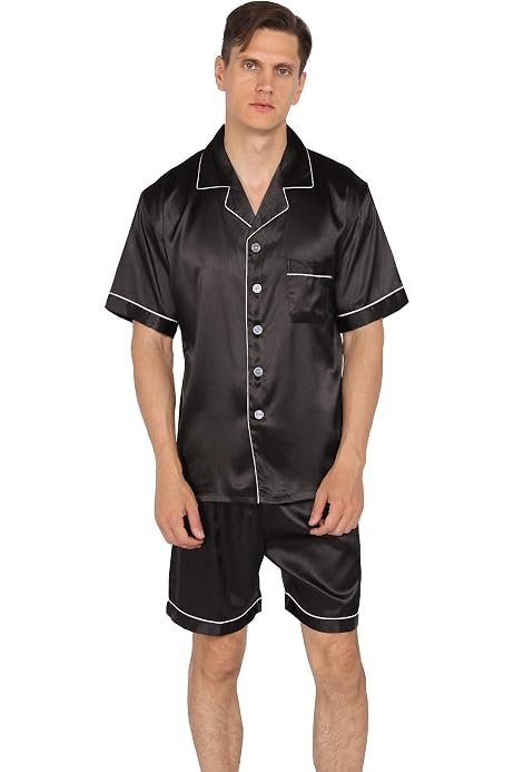 Button-Down Pj Set Sleepwear Loungewear 