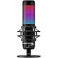 HyperX QuadCast S – RGB USB Condenser Microphone for PC, PS4 and Mac, Anti-Vibration Shock Mount, Four Polar Patterns, Pop Fi