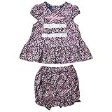 《H28年秋冬物》(日本製) Pample Mousse(パンプルムース) 細コール天小花柄ミルキースーツ 80cm /NB NO.DP-63403