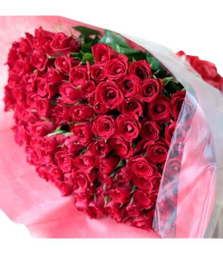 Amazon | 赤バラ40本の花束 プレゼント お祝い 還暦 プロポーズ 誕生日