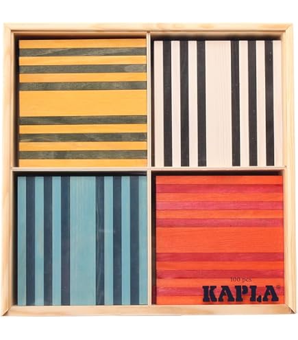 Amazon | [ カプラ ] Kapla おもちゃ ブロックカラー40 Quadrat 40 C40