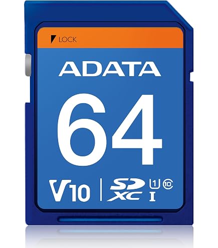 Amazon | ADATA Premier SDXCカード 64GB Class10 UHS-I ASDX64GUICL10