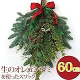 スワッグ クリスマス 玄関 手作り[オレゴンモミのクリスマススワッグベル]4