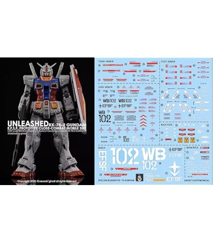 バンダイ PG 1/60 RX-78-2 ガンダム 説明書付 デカール未使用 BANDAI SPIRITS◇プラモデル/ガンプラ/PG UNLEASHED 1/60 RX-78-2