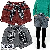 (ディラッシュ) DILASH 秋'14 チェック柄かぼちゃパンツ 110 レッド