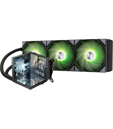 LIANLI LL-HS-LCD-360-N-BK Simple Water Cooling Kit, Fanless Model
