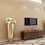 Cheerhuzz 10 m欧風豪華ベージュタレントオーディション植の绒壁紙巻現代3 dテレビ壁紙压花壁紙背景インテリアwp223−be