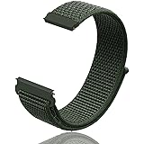 [DDYQQT] 時計バンド 腕時計スマートウォッチベルト 16mm 18mm 22mm 20m 男女兼用 時計ベルト スポーツループ ナイロン スポーツ 通気性 柔らかく 工具が要らなく 調整が簡単