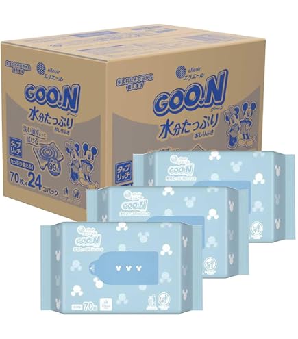 Amazon.co.jp: 大王製紙 グーン肌にやさしいおしりふき 70枚×10P