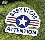 BABY IN CAR ステッカー US AIR FORCE サイズM＿SC-BIM11-LFS