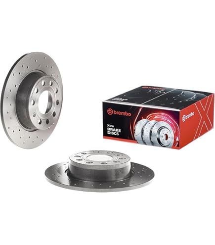 Amazon | Brembo 09.A200.1X Xtra UVコーティング 通気穴 リアブレーキ