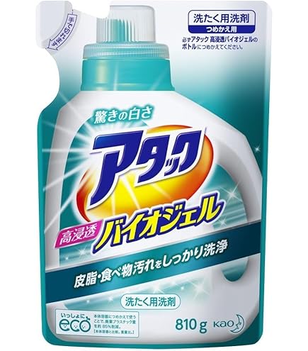 Amazon | アタック 洗濯洗剤 液体 高浸透バイオジェル 詰め替え 770g