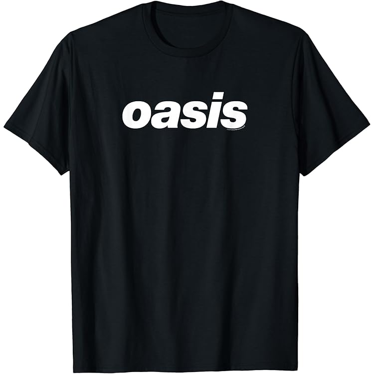 Amazon | Oasis Amazon Exclusive WTSMG Logo Navy Tシャツ | Tシャツ