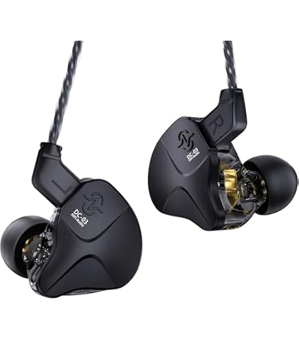 Headphones Noise Cancelling KZ AS16 Pro Balance Armatures In-Ear