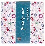奈良の蚊帳生地 ふきん 【金魚とあさがお】
