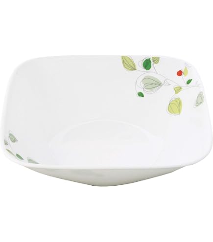 バイオレットミスト　コレール　スクエアボウル　コレール大皿　コレール食器 Amazon.co.jp: コレール 大鉢 バイオレットミスト スクエア大ボウル