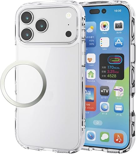 Amazon.co.jp: エレコム iPhone 17 Pro Max ケース カバー クリア 耐
