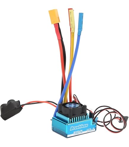 Amazon | 120A ブラシレス ESC 防水 2-4S 電動スピードコントローラー