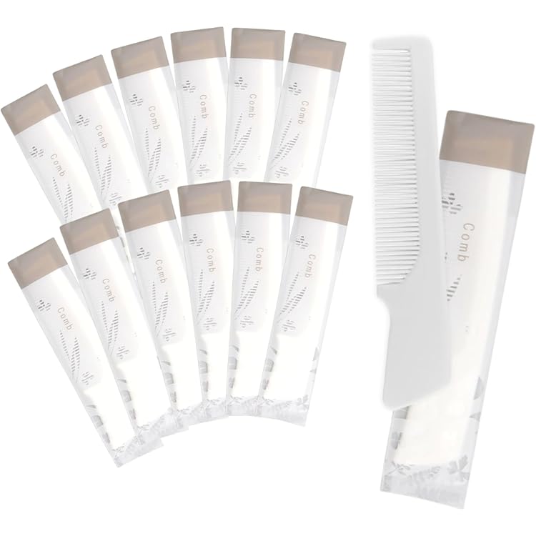 Amazon | アメニティ コーム ブラシ×10個セット - 業務用 個包装