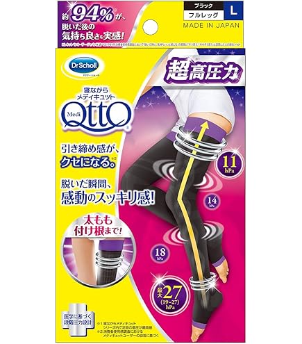 Amazon.co.jp: メディキュット 着圧ソックス 寝ながら ロング