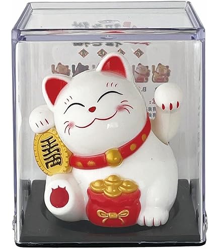 Amazon.co.jp: MGN309⑨陶器 唐草紋 招き猫青 珍品 古美術 古玩