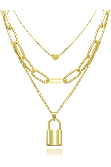 Dcfywl731 Punk Gold Layered Lock 