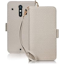 美品　らくらくスマートフォン　F-42A　バッテリ良好　手帳ケース付 Amazon.co.jp: らくらくスマートフォン F-42A ケース 手帳型 F