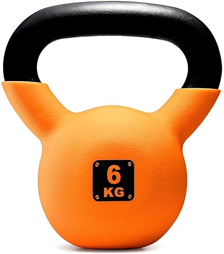 Amazon | PROIRON ケトルベル ネオプレン 鉄製 10kg 一体型鋳鉄 | 一