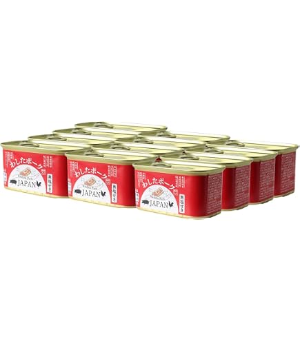 Amazon.co.jp: わしたポーク 缶詰 JAPAN 200g [24個セット] : 食品