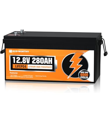 Amazon | LiFePO4バッテリー12V100Ah最大7000ディープサイクルリン酸鉄