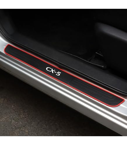 GZBFTDH Car Door Sill Scuff Protector, for Mazda cx-5 CX5 2017-2022 GZBFTDH Car Door Sill Scuff Protector, for Mazda cx-5 CX5 2017-2022